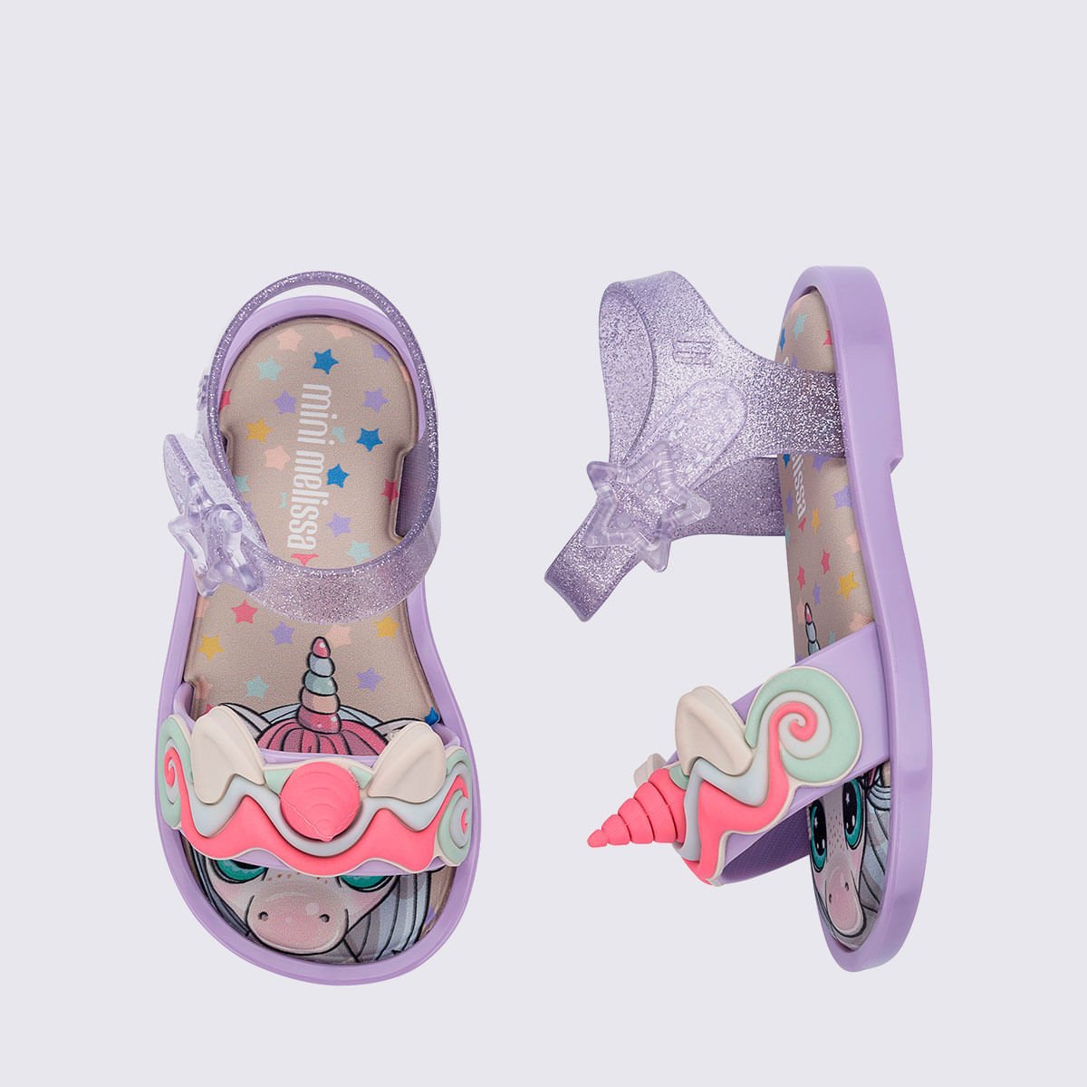 Mini Melissa Mar Sandal Uni Baby Lilás 37827 Lilás 4