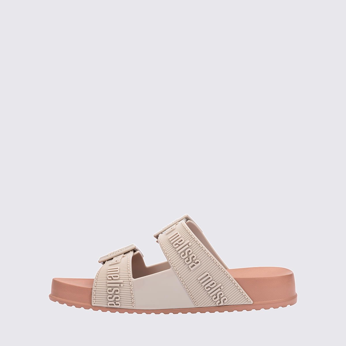 Mini Melissa Cozy Slide M Lover Infantil Marrom Bege 37576 Bege 2