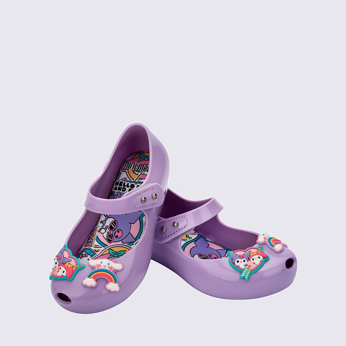 Mini Melissa Ultragirl + Hello Kitty And Friends Baby Lilás Rosa 37873 Roxo 3