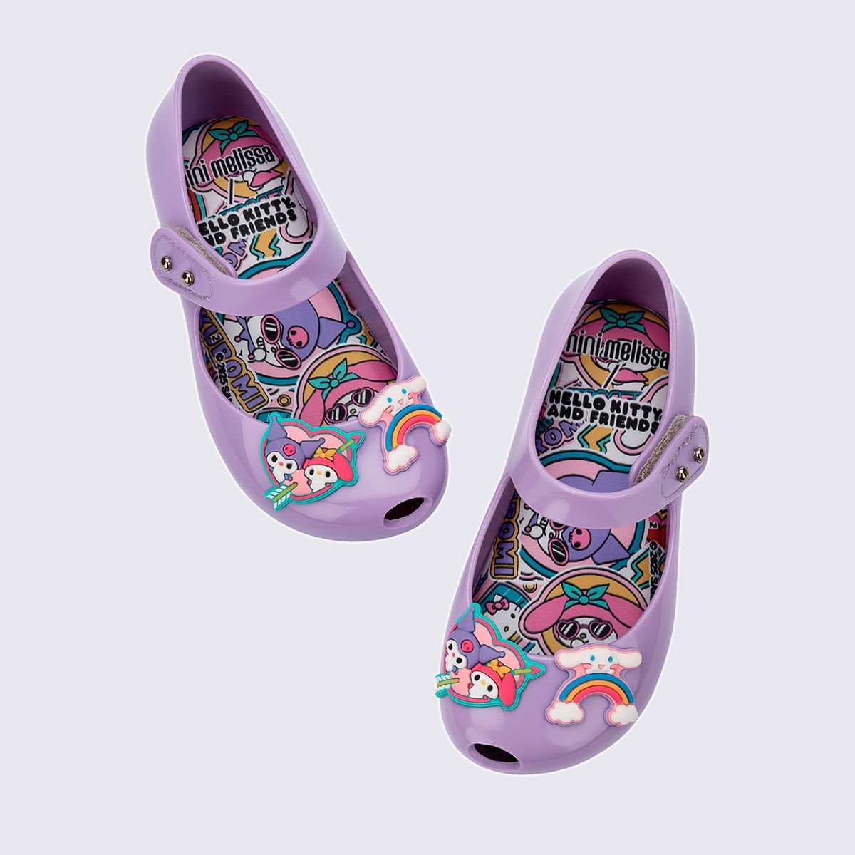 Mini Melissa Ultragirl + Hello Kitty And Friends Baby Lilás Rosa 37873 Roxo 4