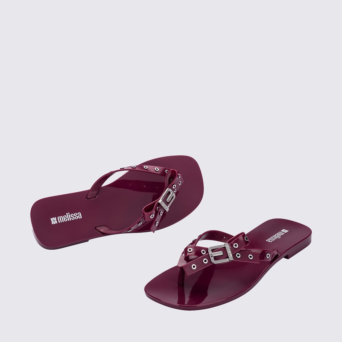 Melissa Harmonic Squared Vermelho 37955 Vinho 4