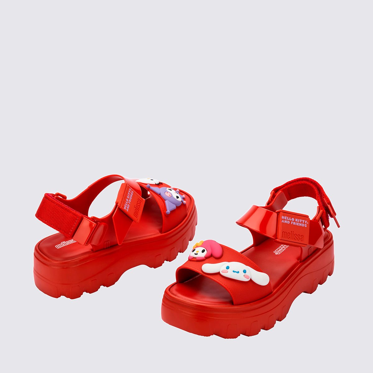 Melissa Kick Off Sandal + Hello Kitty And Friends Vermelho 37876 Vermelho 4