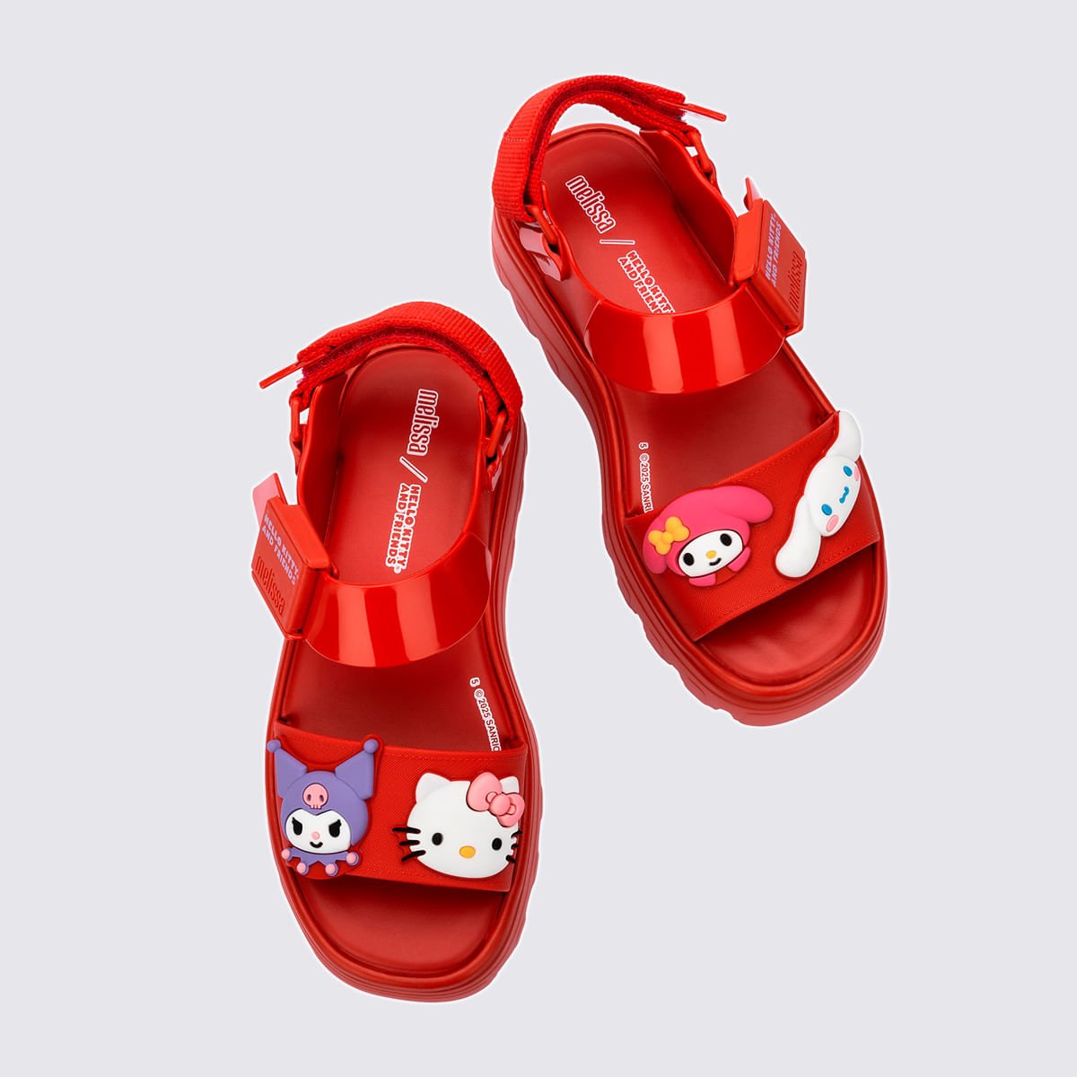 Melissa Kick Off Sandal + Hello Kitty And Friends Vermelho 37876 Vermelho 5