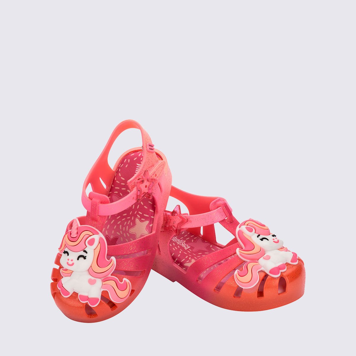 Mini Melissa Possession Uni Baby Rosa Laranja Branco 37828 Laranja 3