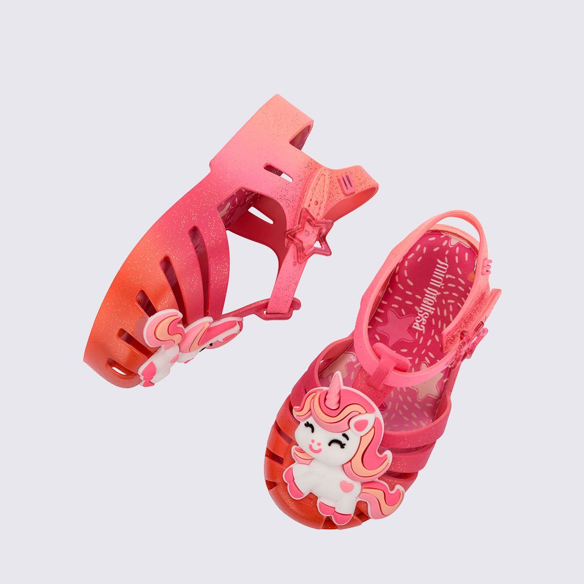 Mini Melissa Possession Uni Baby Rosa Laranja Branco 37828 Laranja 4