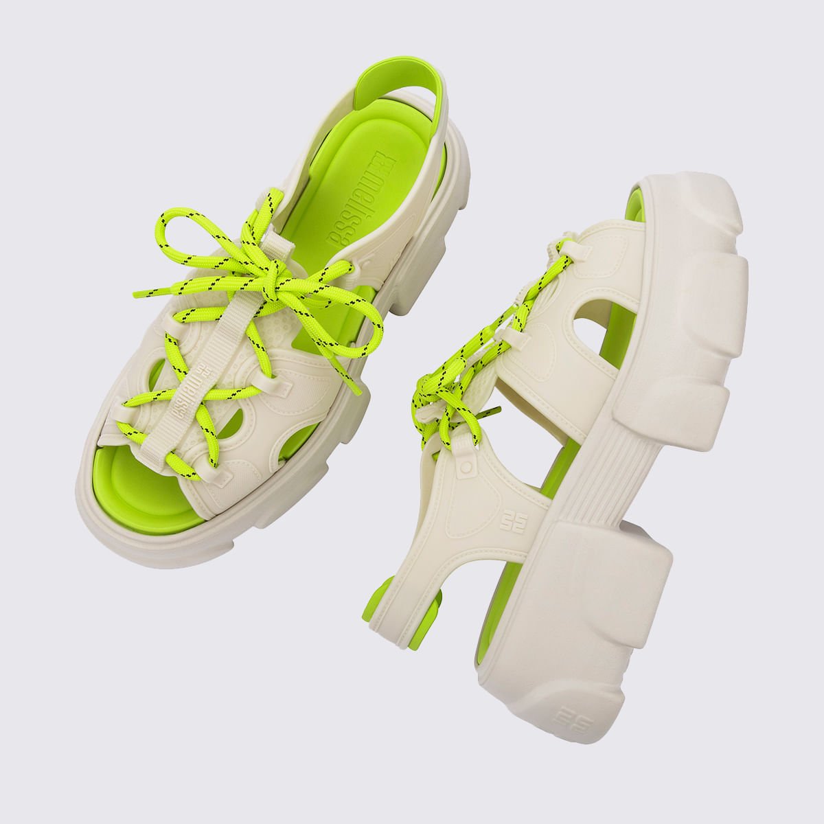 Melissa Camp Sandal Bege Verde 37913 Bege/Verde 3