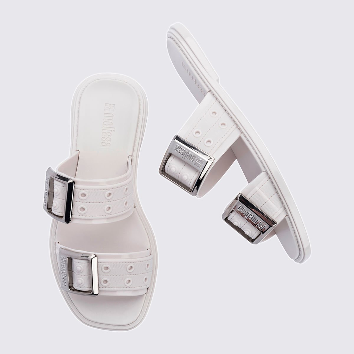 Melissa Ladylike Slide Branco Onix 37800 Branco 4