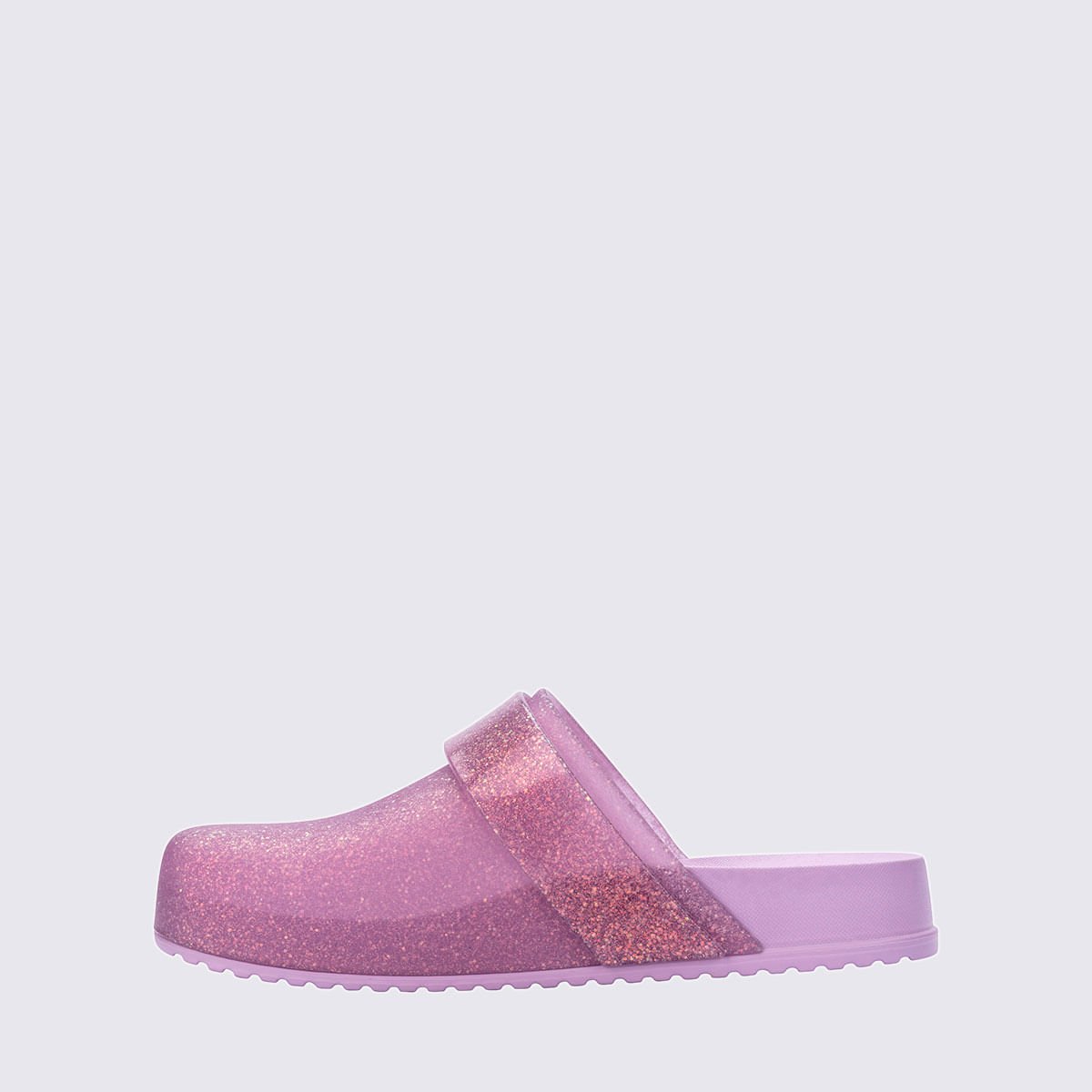 Mini Melissa Cozy Clog Infantil Lilás Glitter 36069 Lilás 2