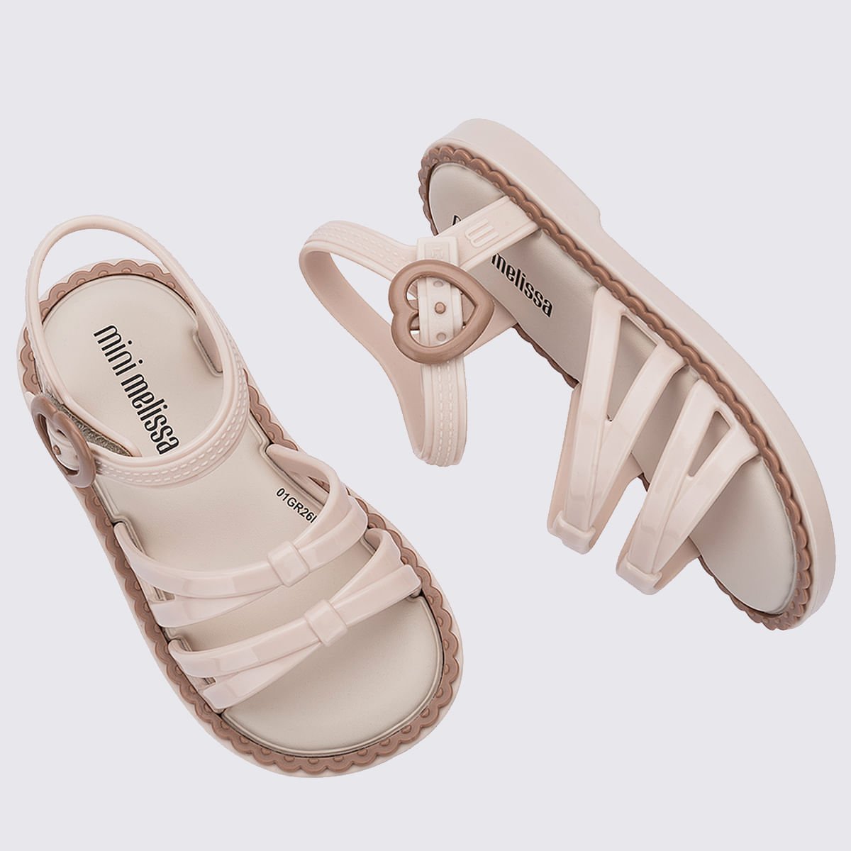 Mini Melissa Aurora Baby Bege Marrom 38035 Bege 3