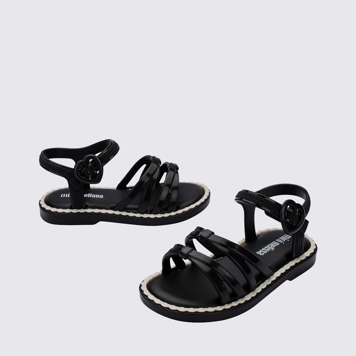 Mini Melissa Aurora Baby Preto Bege 38035 Preto 4
