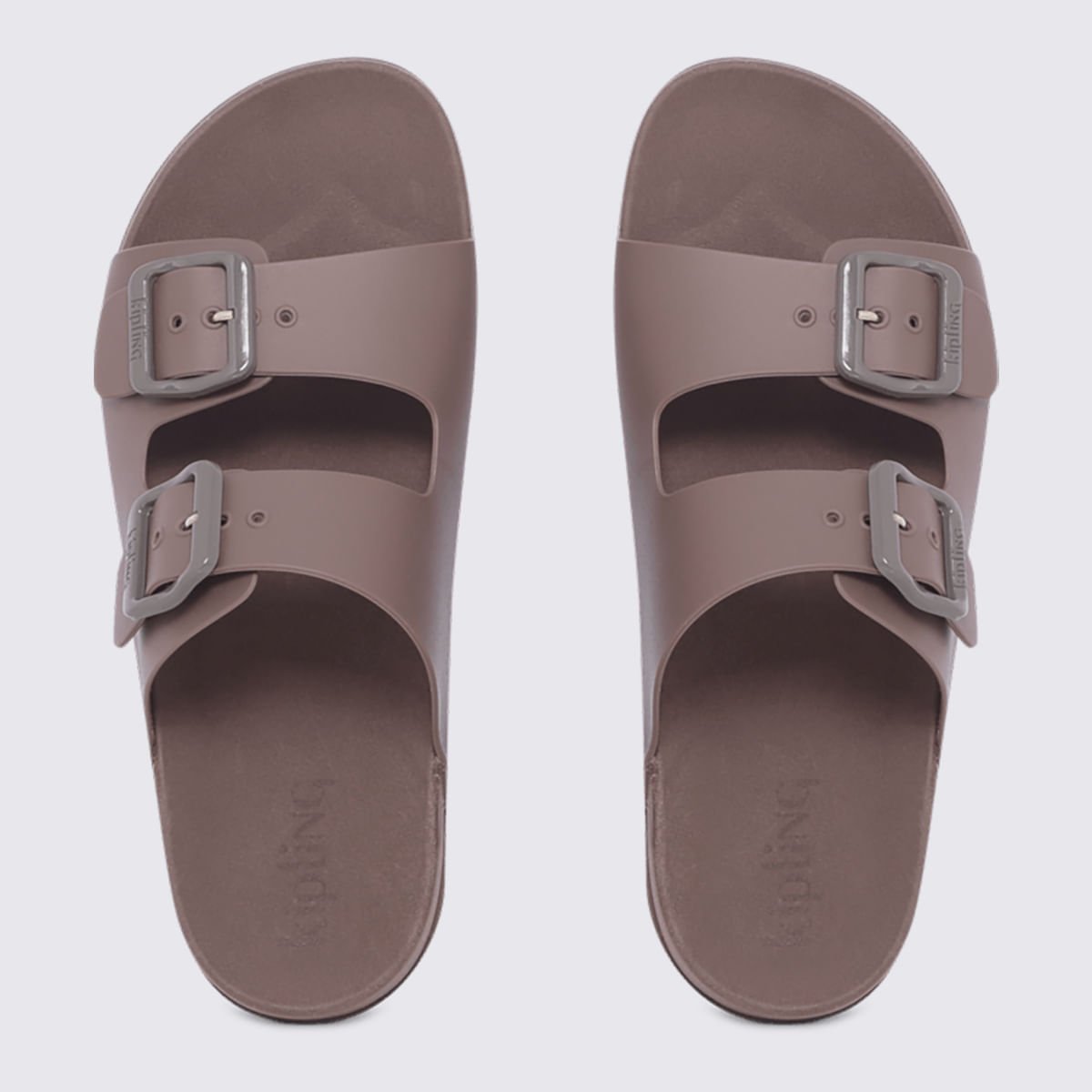 Chinelo Kipling Flat Simply Mocha 900007DG Bege 2