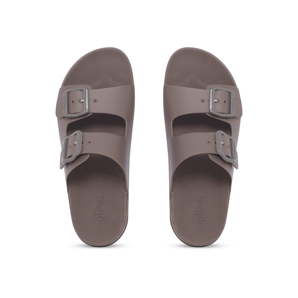 Chinelo Kipling Flat Simply Mocha 900007DG Bege 6