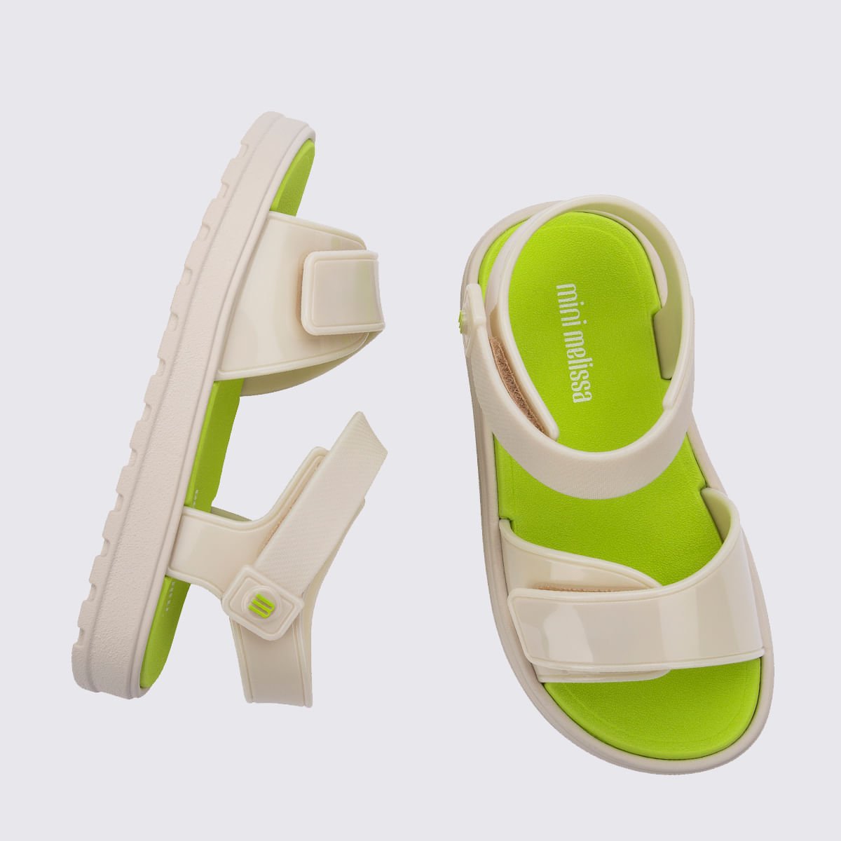 Mini Melissa Joy Baby Bege Verde 38084 Bege 3