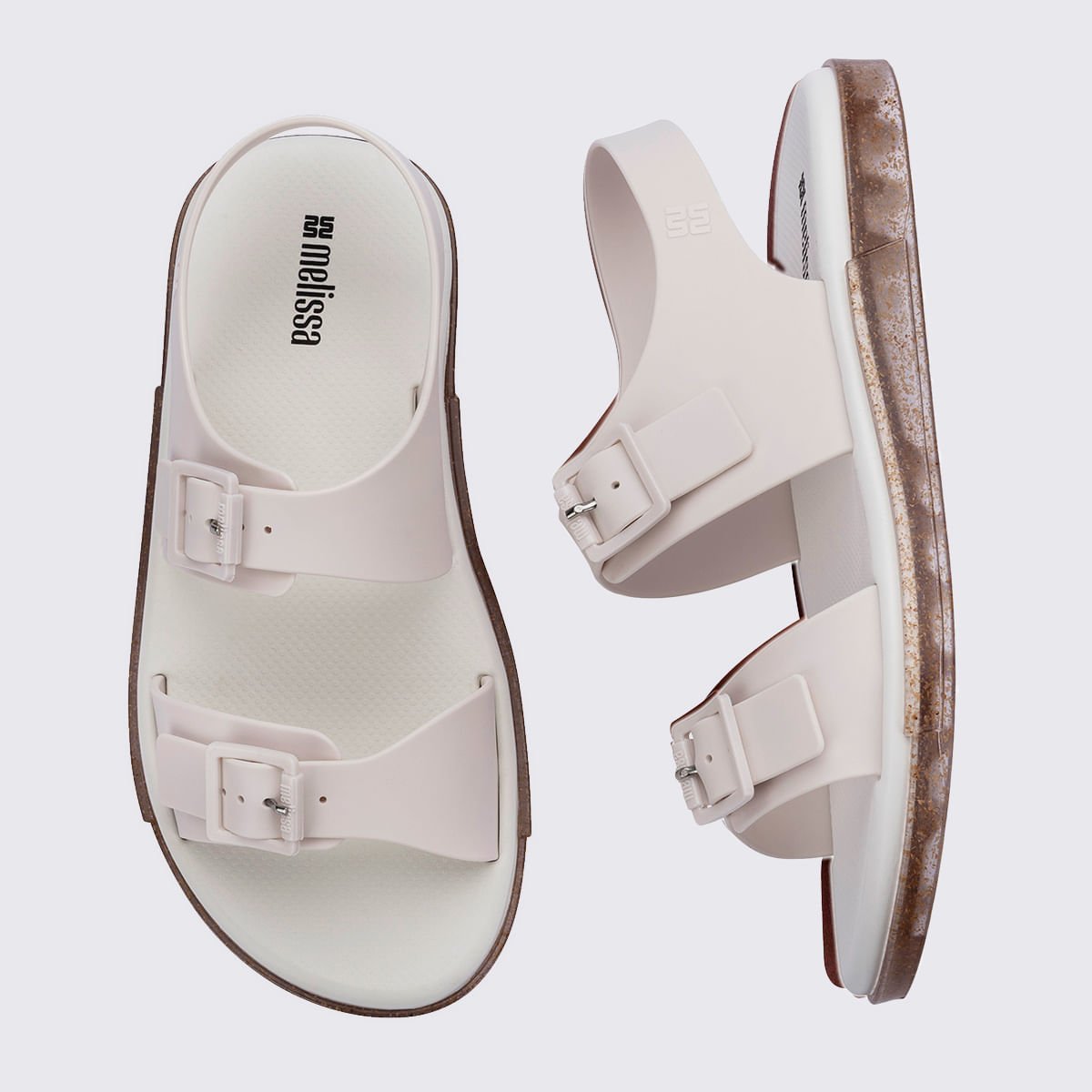 Melissa Walk Sandal Bege Branco 37898 Bege 3