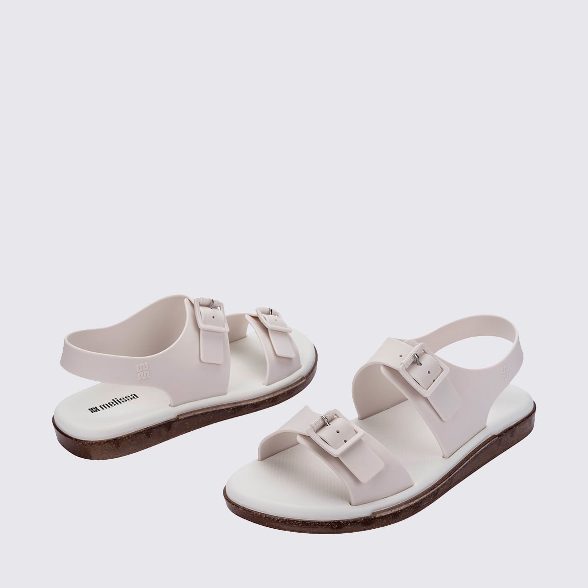 Melissa Walk Sandal Bege Branco 37898 Bege 4