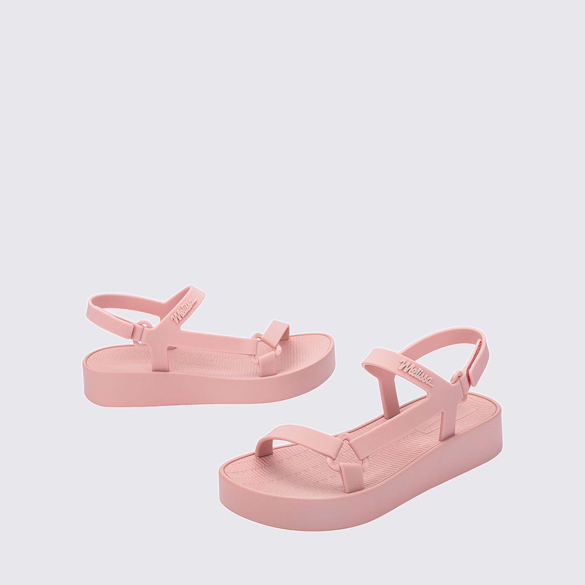 Mini Melissa Sun Downtown Platform Infantil Rosa Claro 38064 Rosa 4