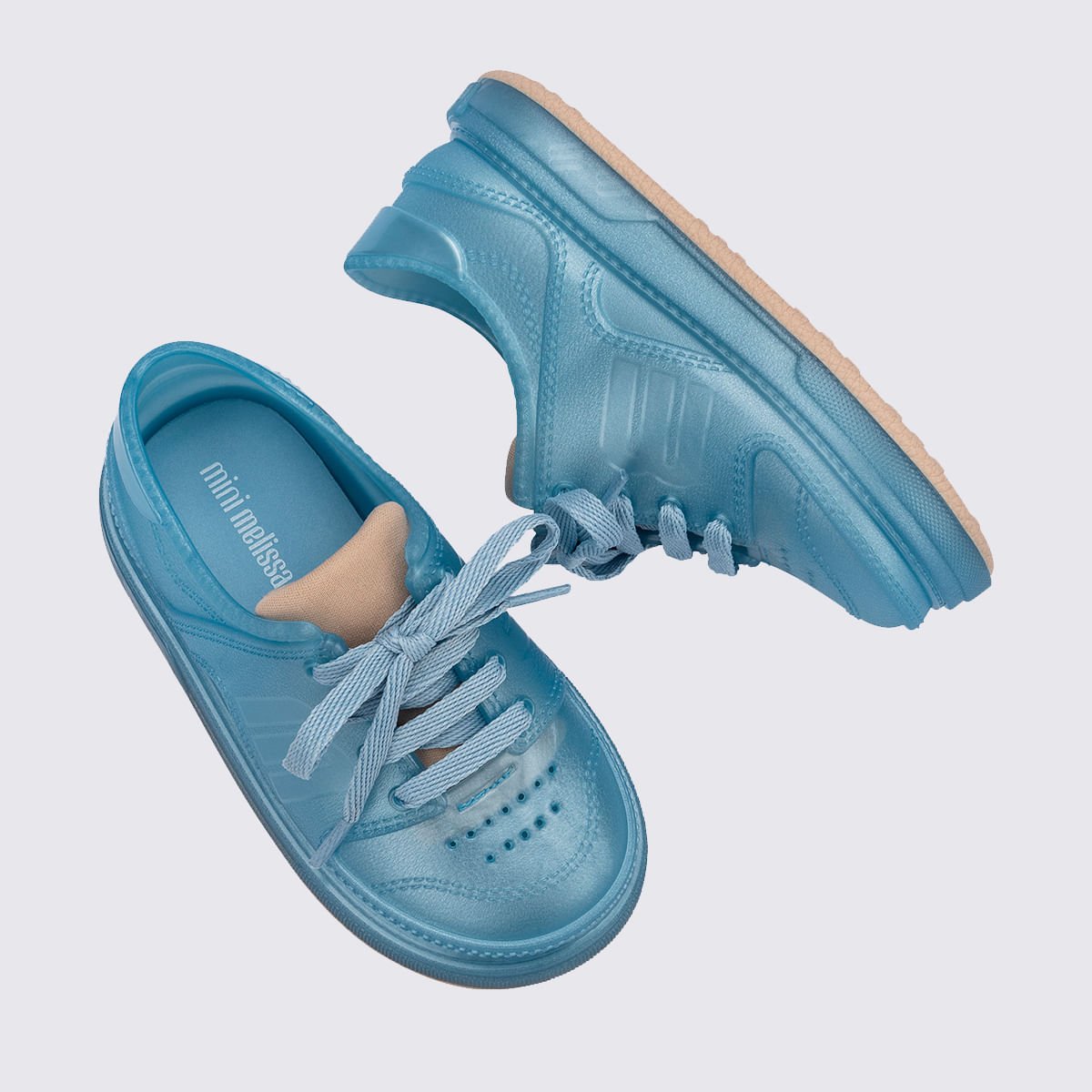 Mini Melissa Bold Sneaker Baby Azul Bege 36128 Azul 3