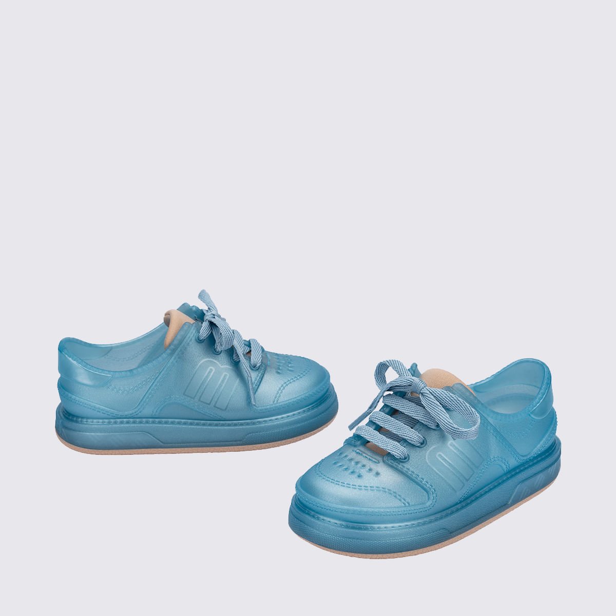Mini Melissa Bold Sneaker Baby Azul Bege 36128 Azul 4
