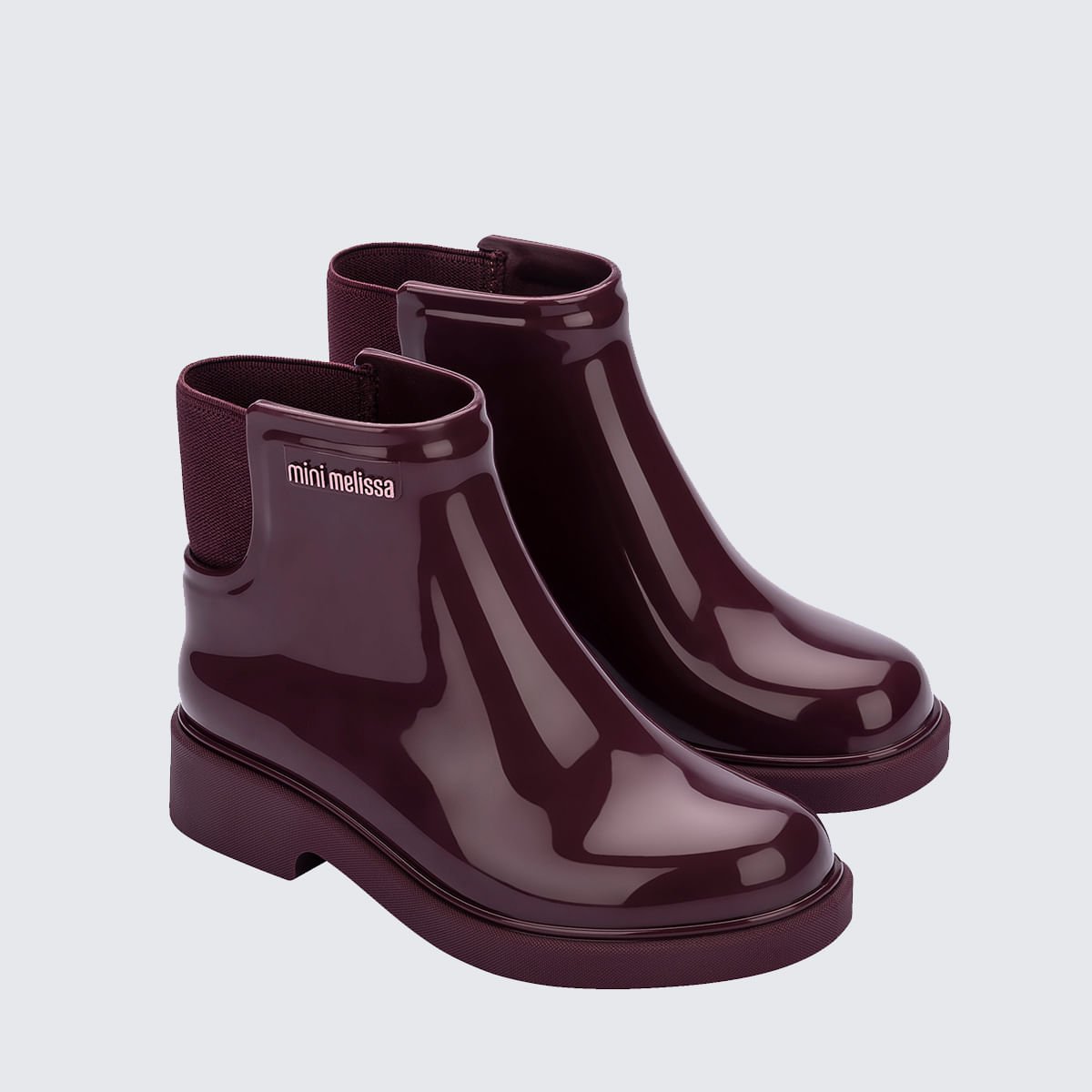 Mini Melissa Chelsea Boot II Infantil Bordo 35827 Bordô 3