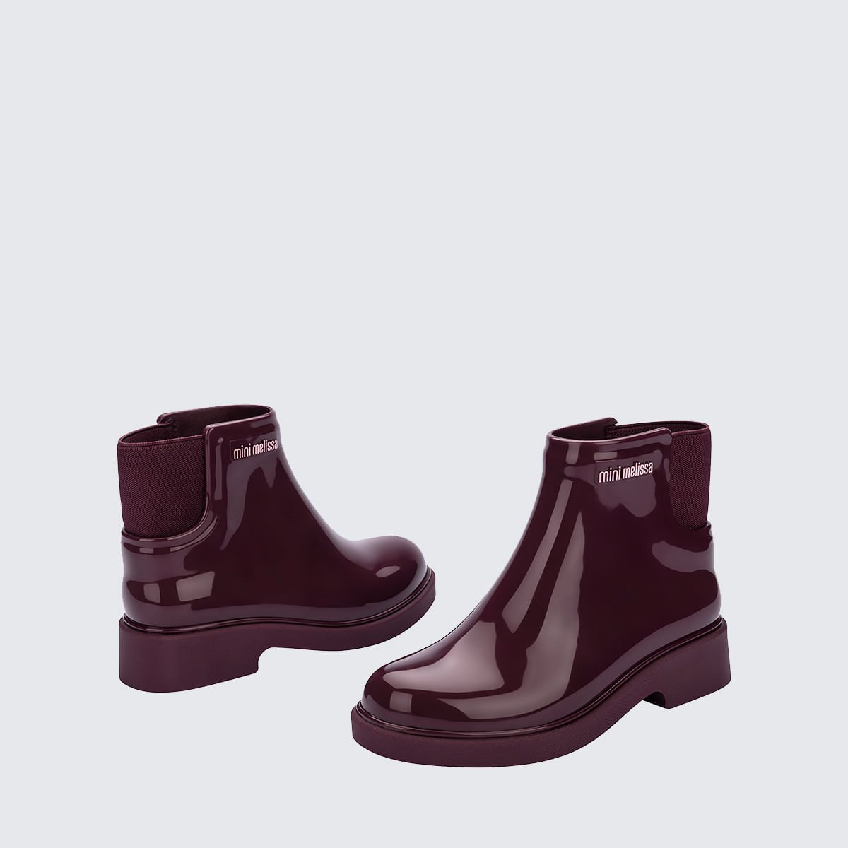 Mini Melissa Chelsea Boot II Infantil Bordo 35827 Bordô 4