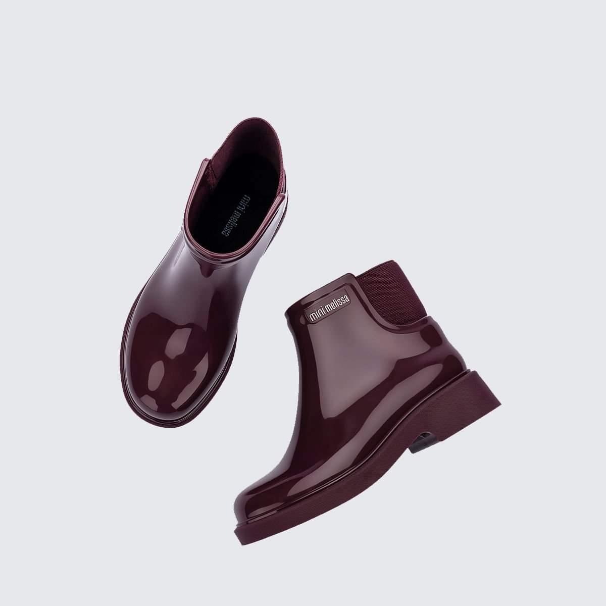Mini Melissa Chelsea Boot II Infantil Bordo 35827 Bordô 5