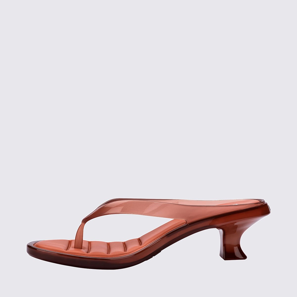 Melissa Thong Kitten Heel Marrom Laranja 38068 Marrom 2