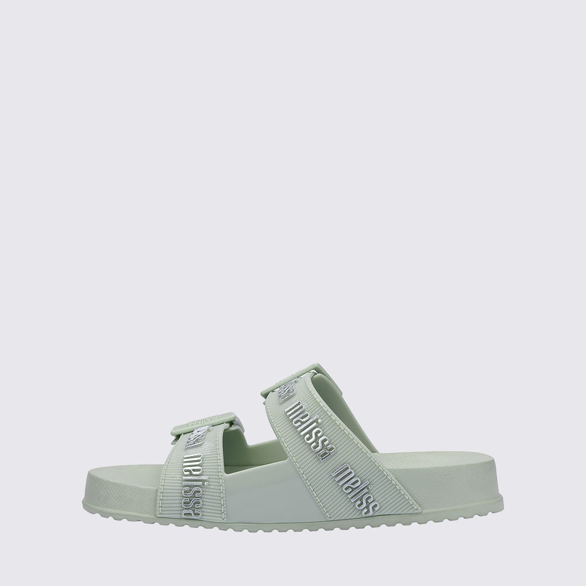 Mini Melissa Cozy Slide M Lover Infantil Verde Prata 37576 Verde 2