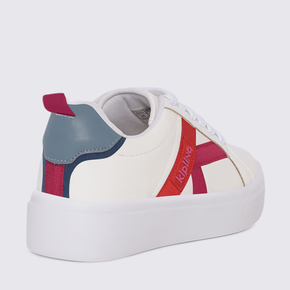 Tênis Kipling Kira Branco Vermelho 606654SS Branco 2