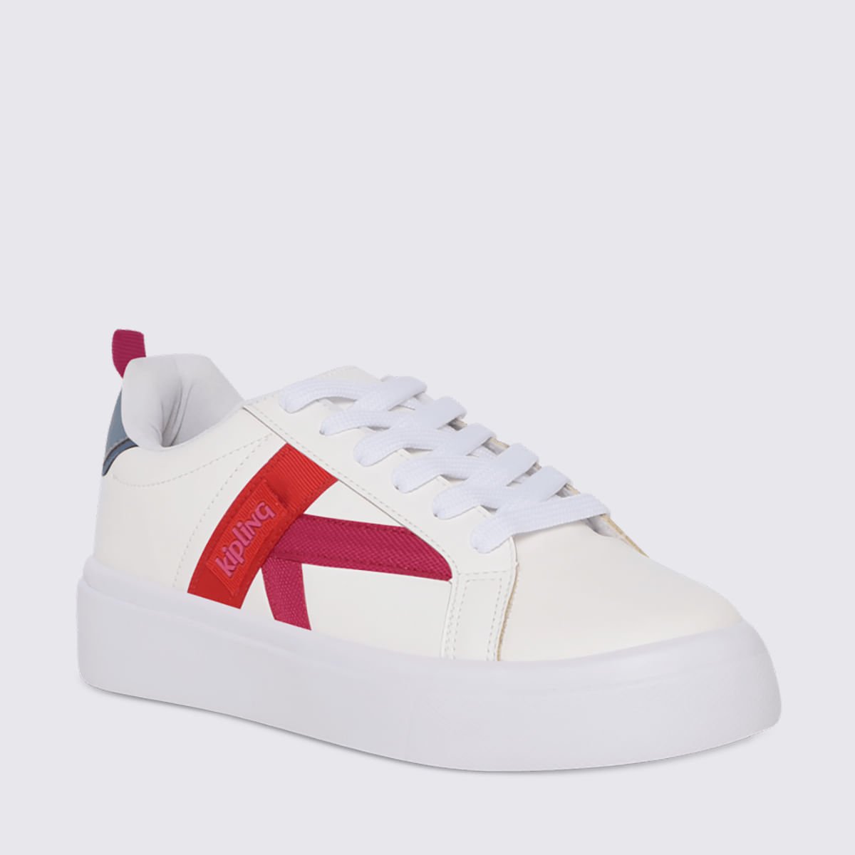 Tênis Kipling Kira Branco Vermelho 606654SS Branco 3