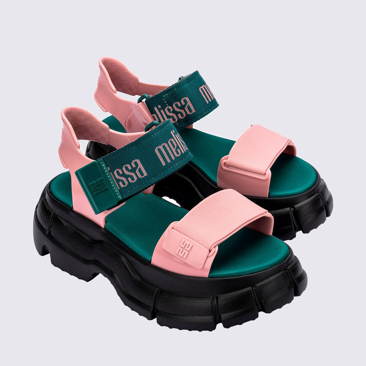 Melissa Pulse Preto Rosa 36854 Rosa/Verde 3