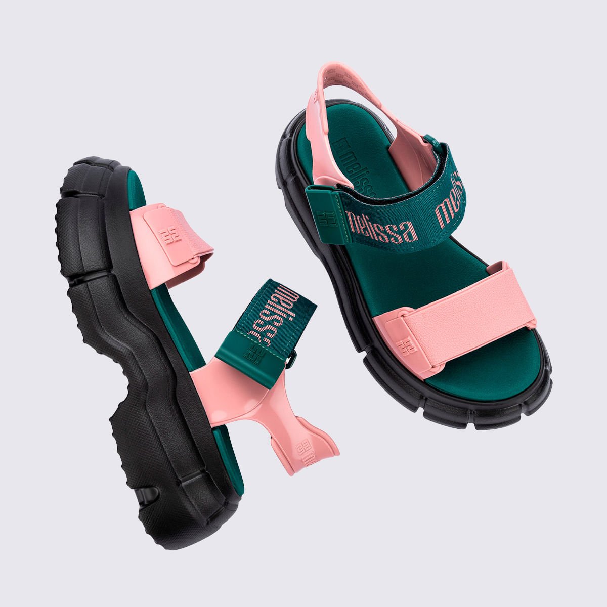 Melissa Pulse Preto Rosa 36854 Rosa/Verde 4