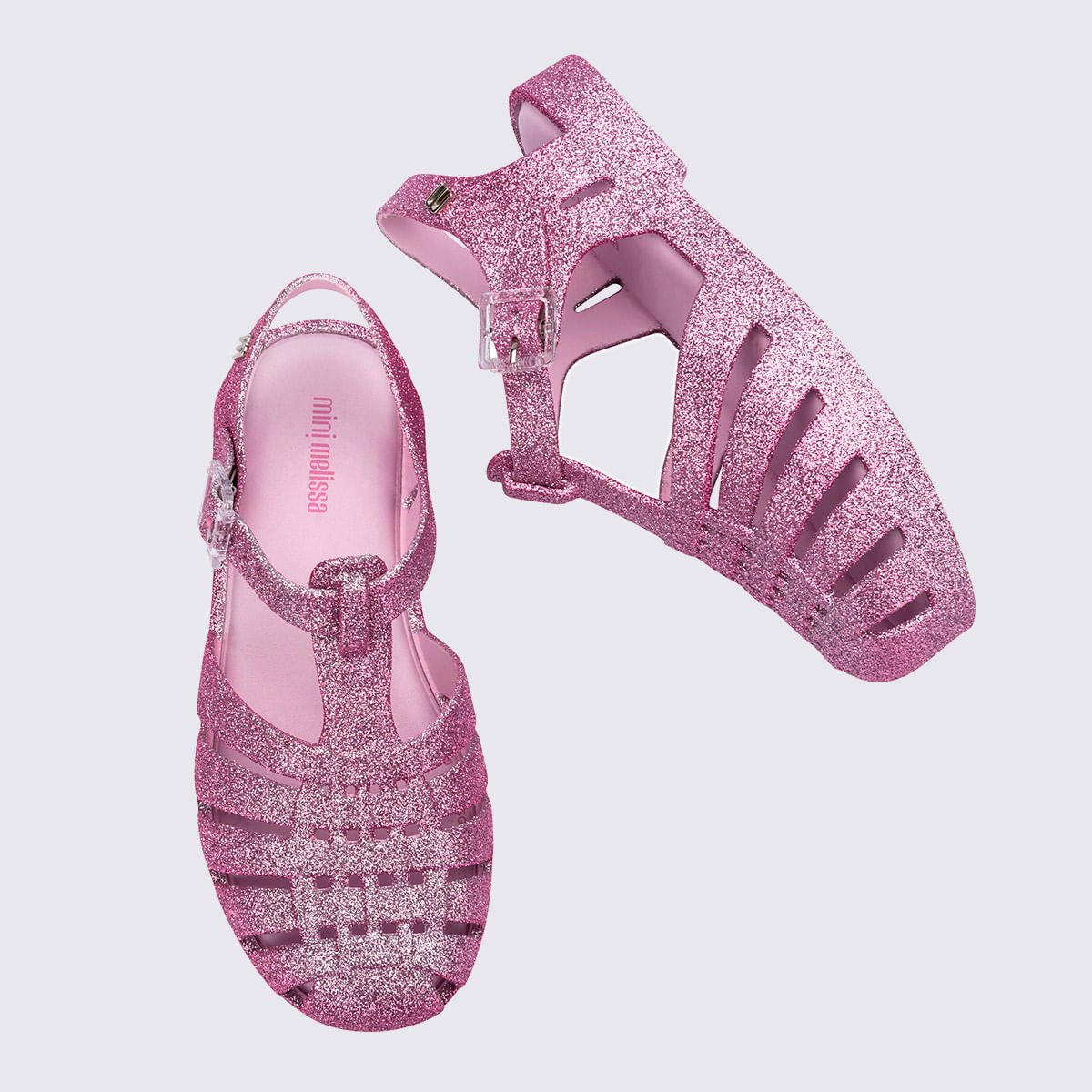 Mini Melissa Possession Glitter Infantil Rosa Prata 35759 Rosa 4