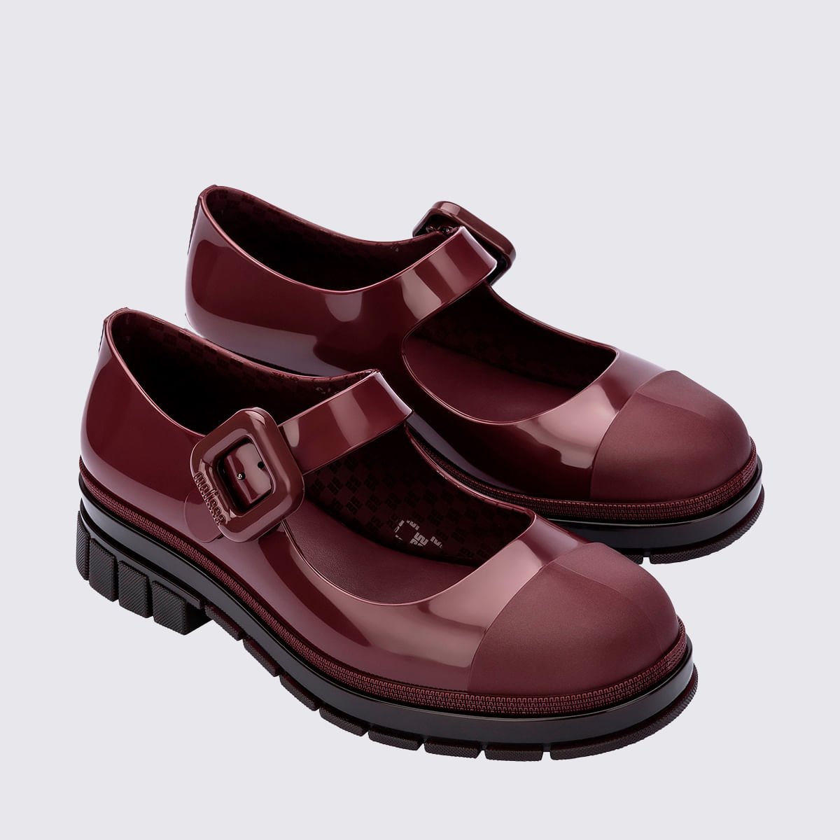 Melissa June Bordo Transparente 36107 Vinho 3