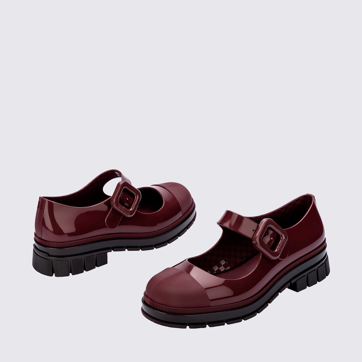 Melissa June Bordo Transparente 36107 Vinho 5