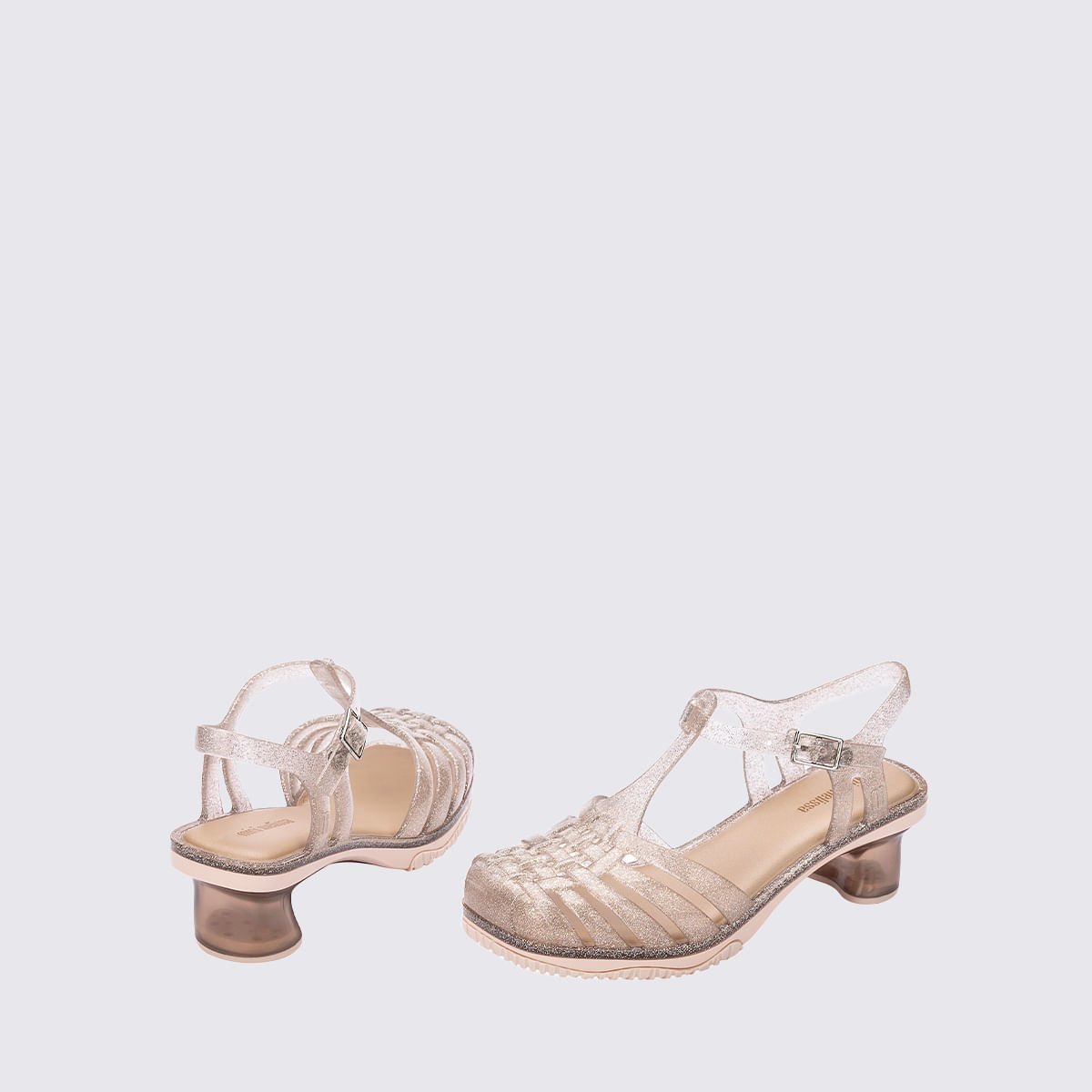 Mini Melissa Vixen Infantil Bege Glitter 35783 Bege 4