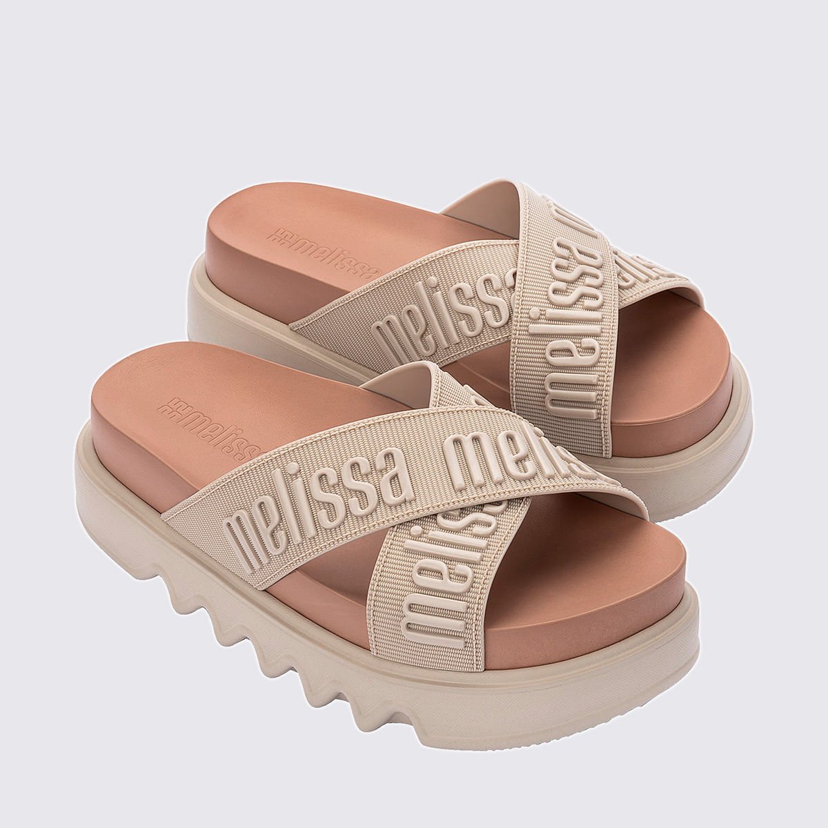Melissa Cross M Lover Platform Bege Marrom 37368 Bege 3