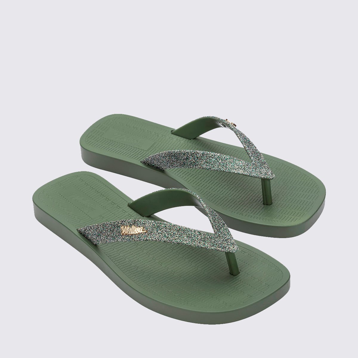 Melissa Sun Long Beach II Verde Glitter 35781 Verde 3