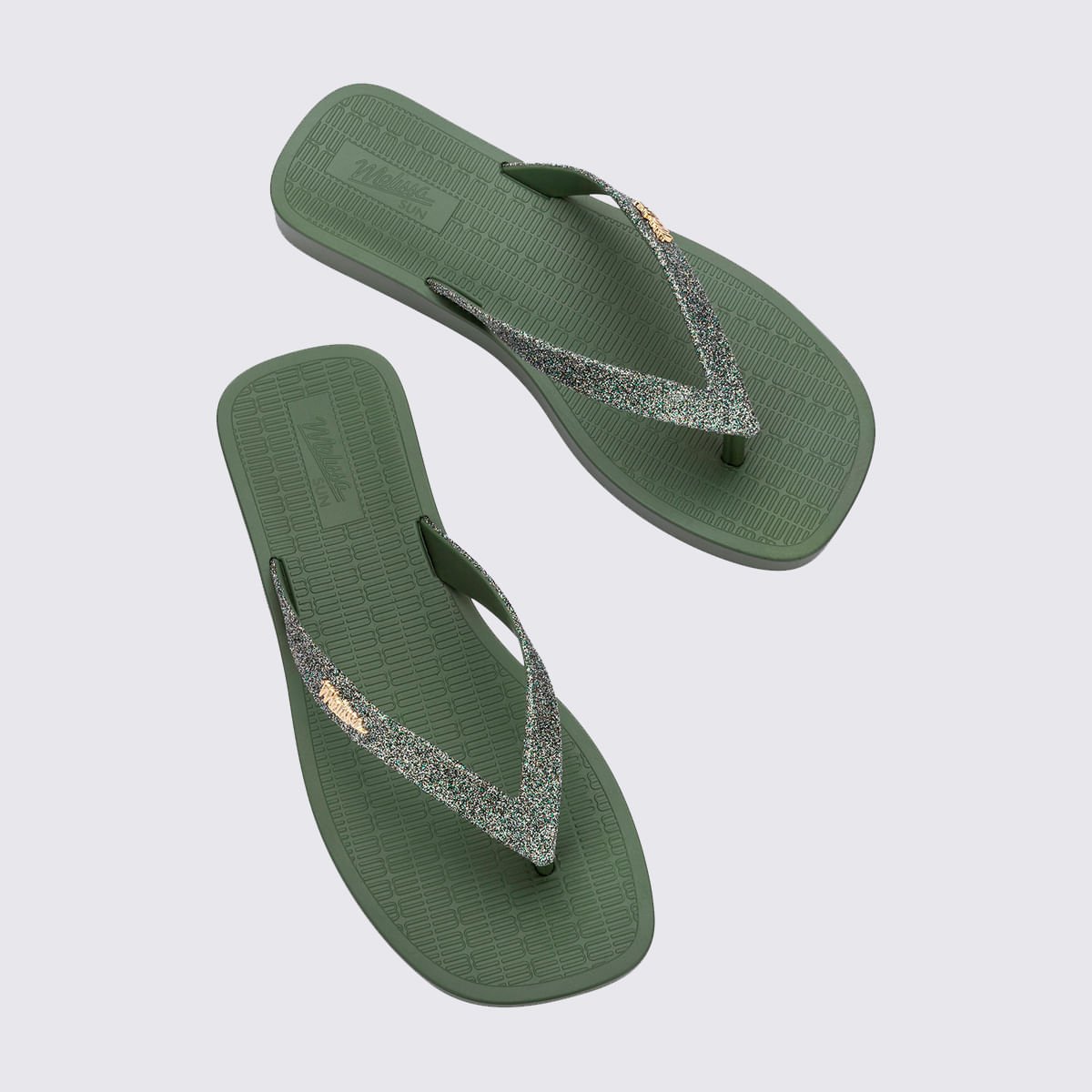 Melissa Sun Long Beach II Verde Glitter 35781 Verde 5