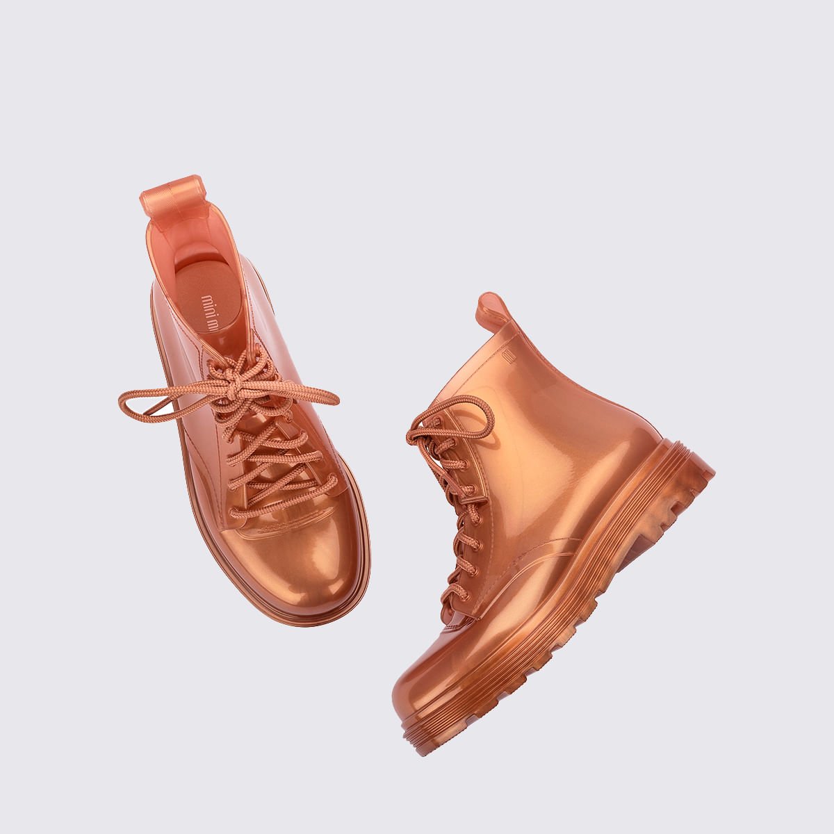 Mini Melissa Coturno Infantil Marrom Perolado 33928 Marrom 5
