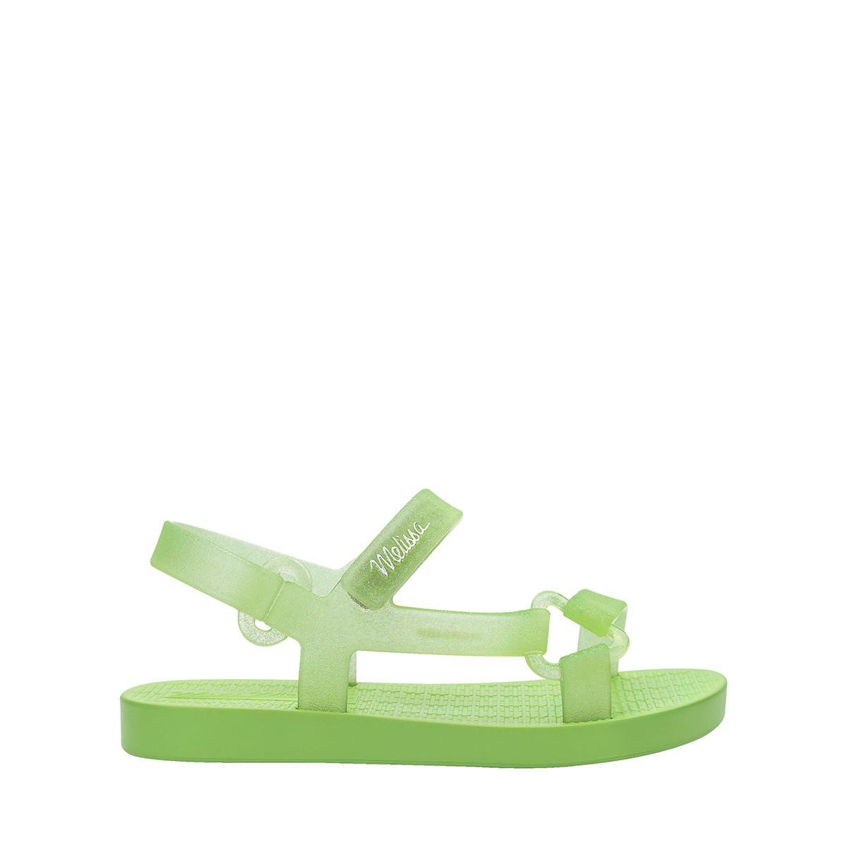 Mini Melissa Sun Downtown Baby Verde Glitter 35771