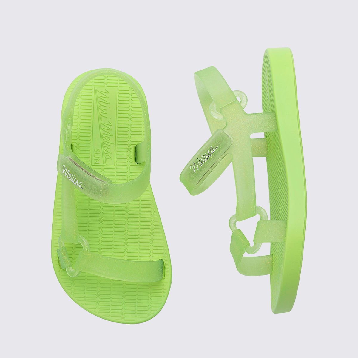 Mini Melissa Sun Downtown Baby Verde Glitter 35771 Verde 4