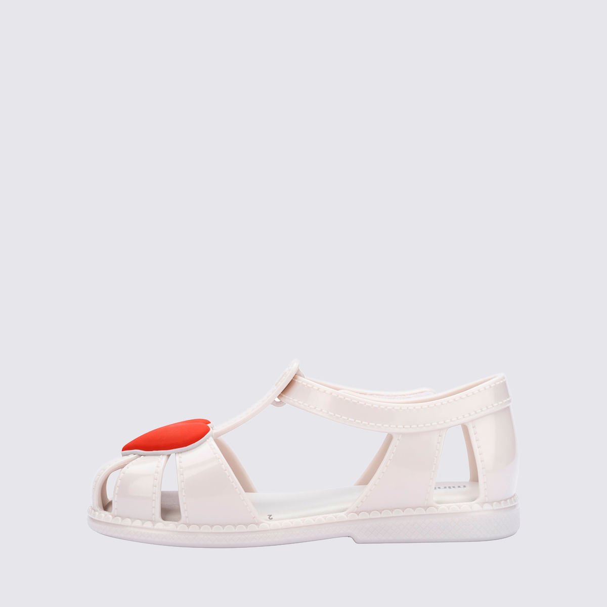 Mini Melissa Hip Heart Ballerina Baby Branco Metalizado 37783 Branco 2