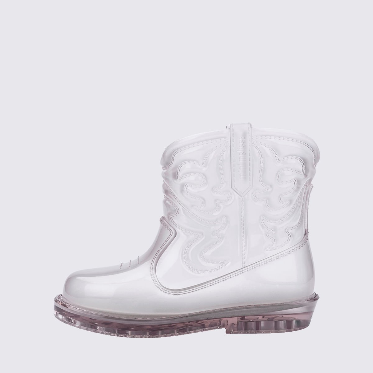 Mini Melissa Texas Boot Baby Vidro 36191 Branco 2