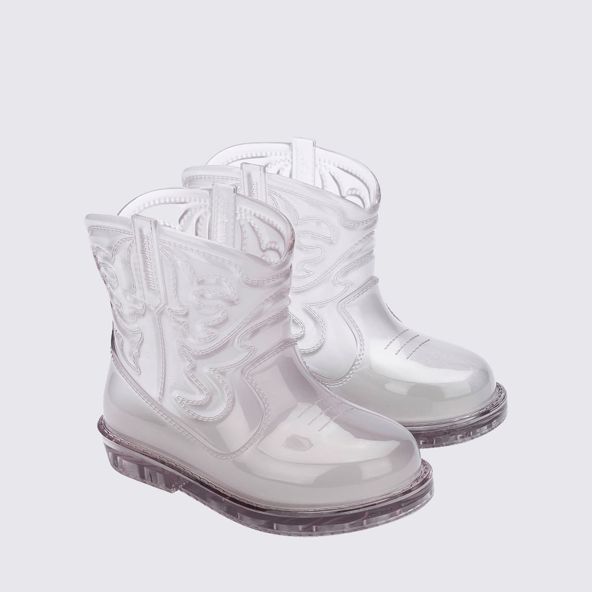Mini Melissa Texas Boot Baby Vidro 36191 Branco 3