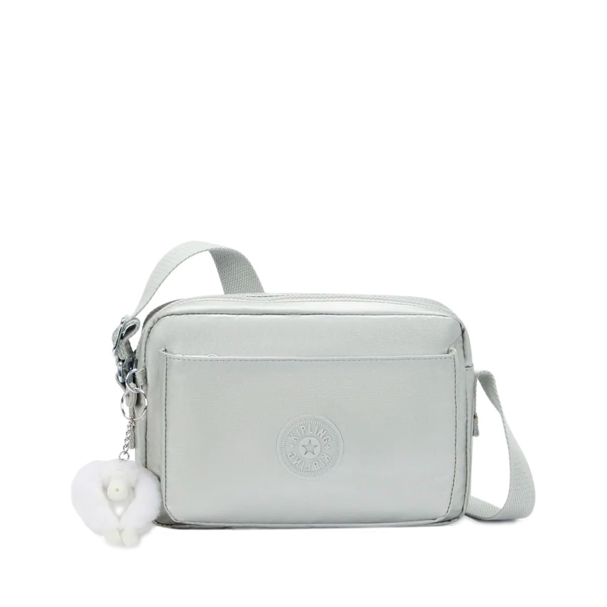 Bolsa Kipling Abanu M Prata I683170P