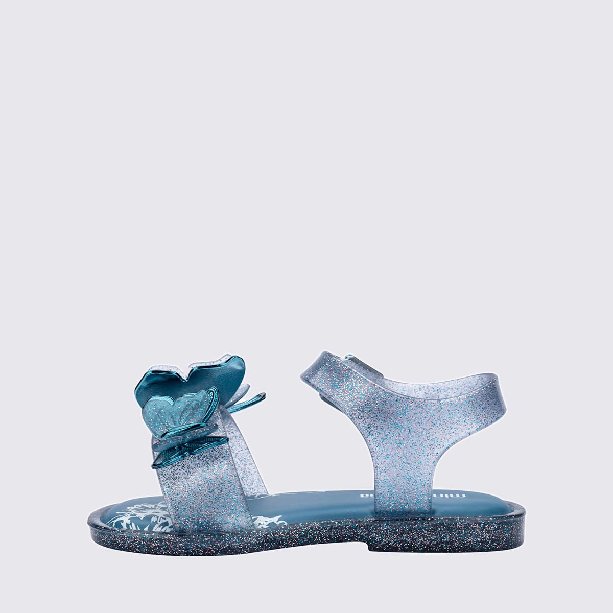 Mini Melissa Fly Sandal III Baby Azul Glitter 37803 Azul 2