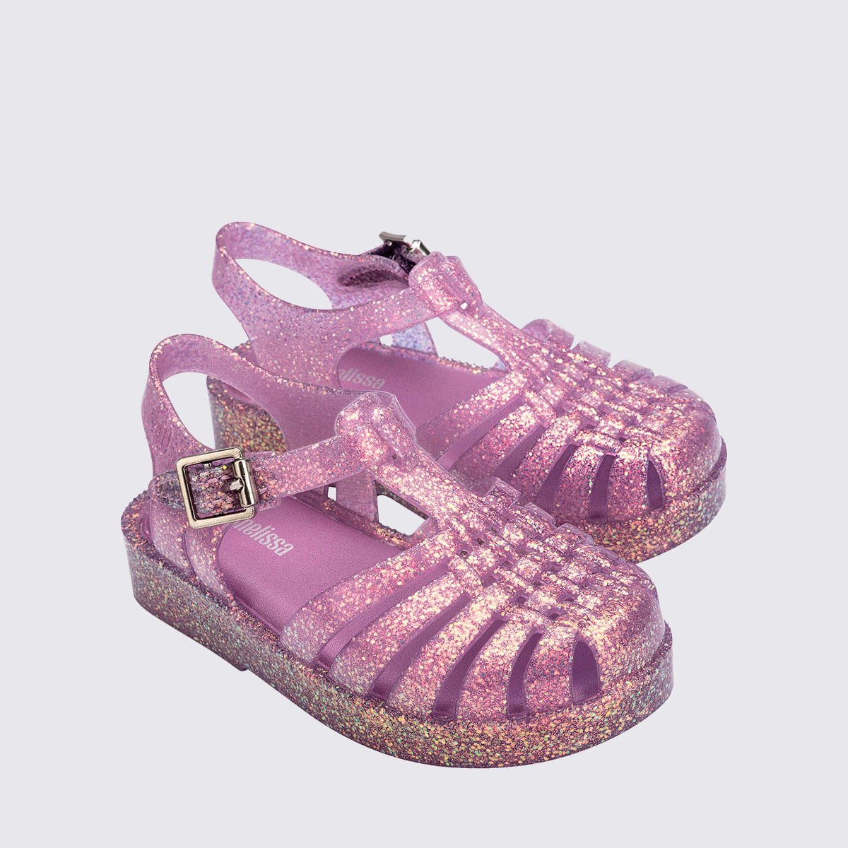 Mini Melissa Possession Shiny Baby Lilás Glitter 33522 Lilás 3