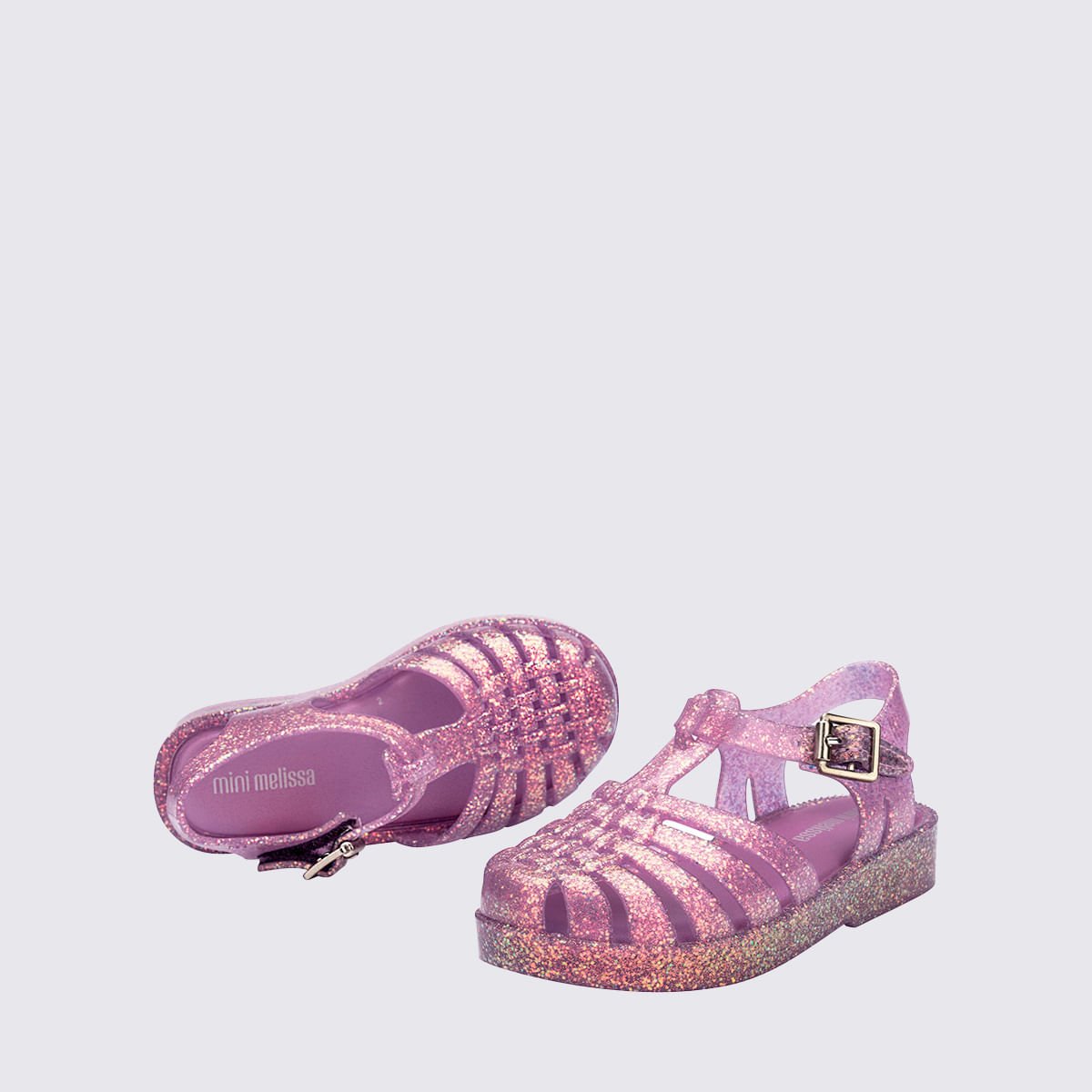 Mini Melissa Possession Shiny Baby Lilás Glitter 33522 Lilás 4