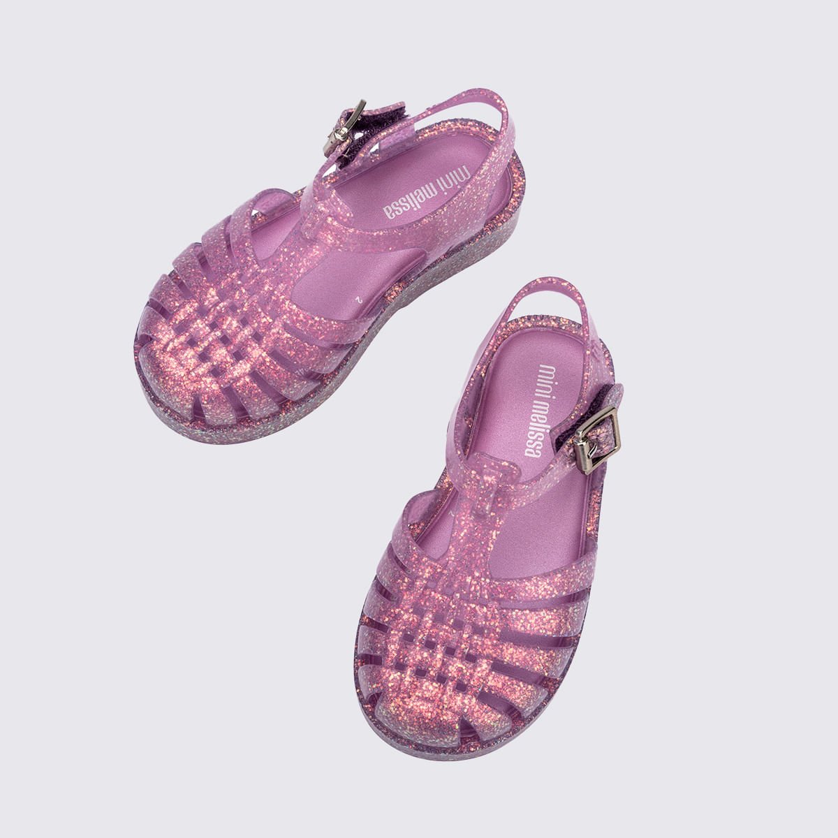 Mini Melissa Possession Shiny Baby Lilás Glitter 33522 Lilás 5