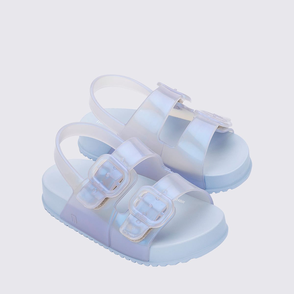 Mini Melissa Cozy Sandal Baby Azul Branco 35686 Azul 3